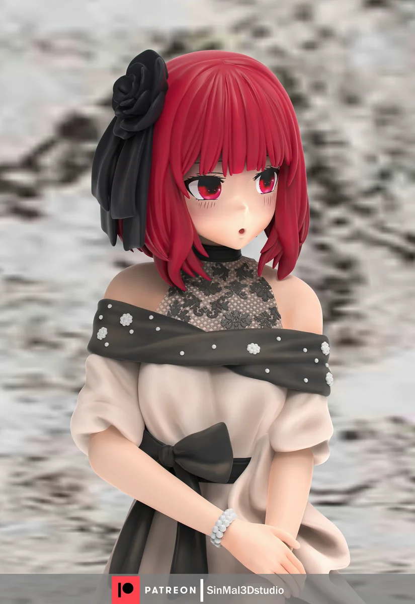 Kana Arima | Fan Art | 3D Printed Resin Model Garage Kit | *Un-Painted* | Sin3Dstudio 3