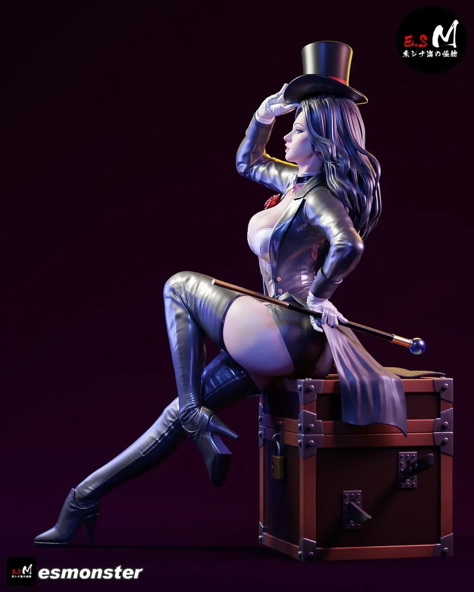 Zatanna | Fan Art | 3D Printed Resin Model Garage Kit | *Un-Painted* | ES Monster 3