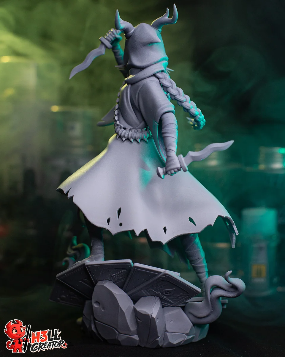 Silent | Fan Art | 3D Printed Resin Model Garage Kit | *Un-Painted* | H3LL Creator 12