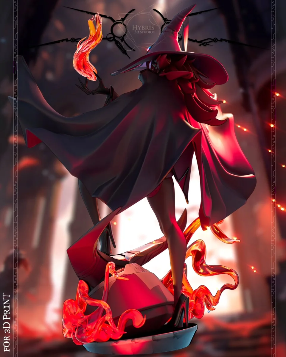 Konoe Ayatsuki Mercury | Fan Art | 3D Printed Resin Model Garage Kit | *Un-Painted* | Hybris Studios 5