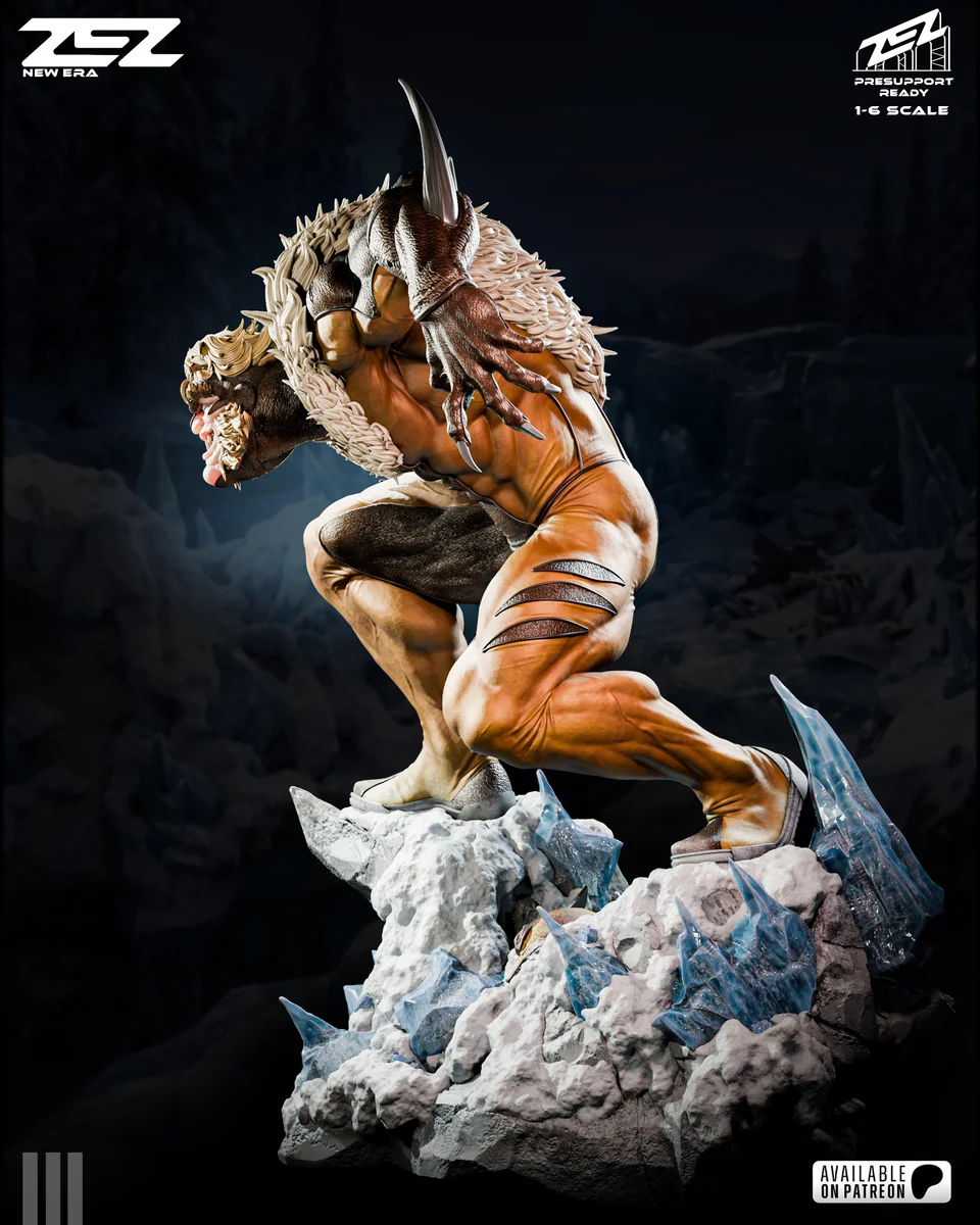 Sabretooth | Fan Art | 3D Printed Resin Model Garage Kit | *Un-Painted* | ZEZ Studio 3
