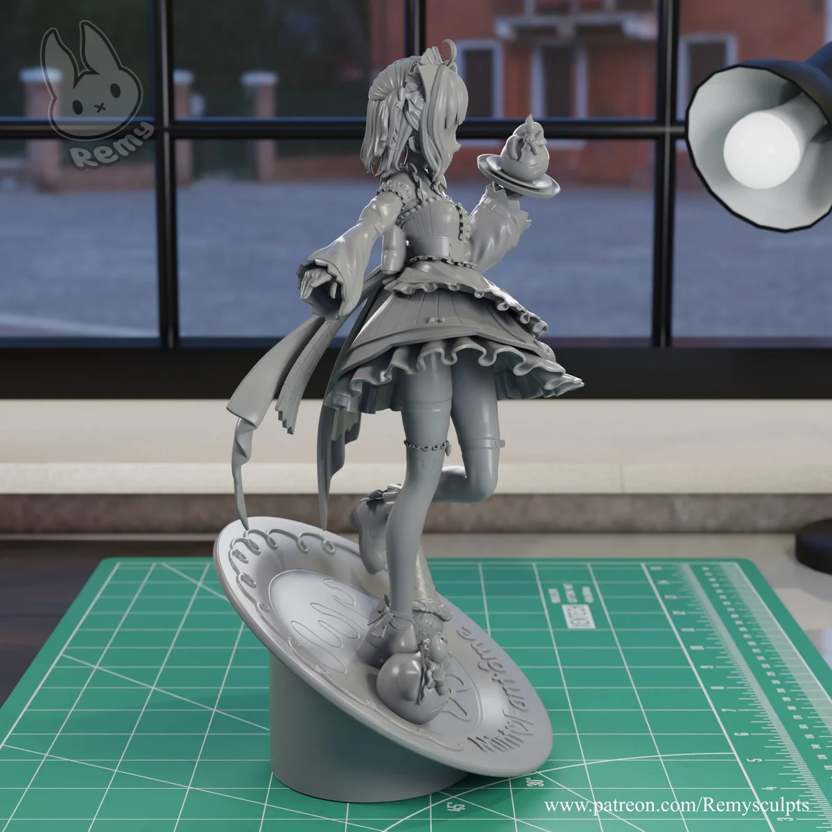 Mint Fantome | Fan Art | 3D Printed Resin Model Garage Kit | *Un-Painted* | Remy Sculpts 7