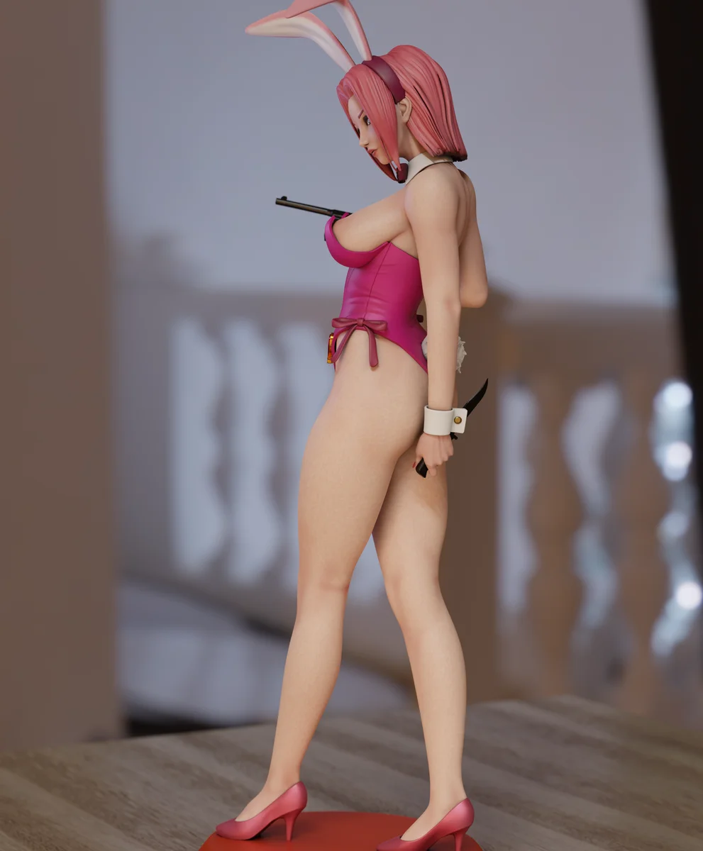Kallen Bunny | Fan Art | 3D Printed Resin Model Garage Kit | *Un-Painted* | Momoji 8