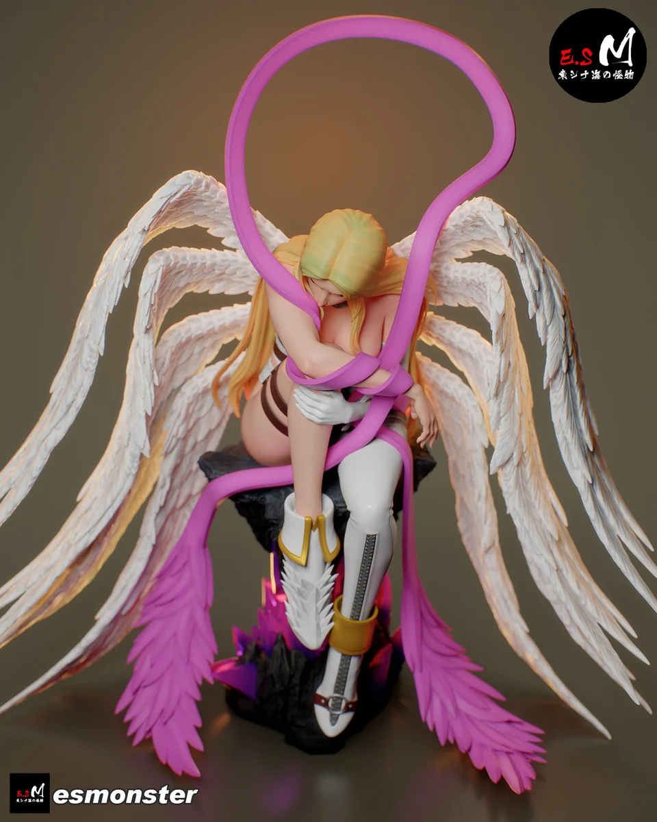 Angewomon | Fan Art | 3D Printed Resin Model Garage Kit | *Un-Painted* | ES Monster 11