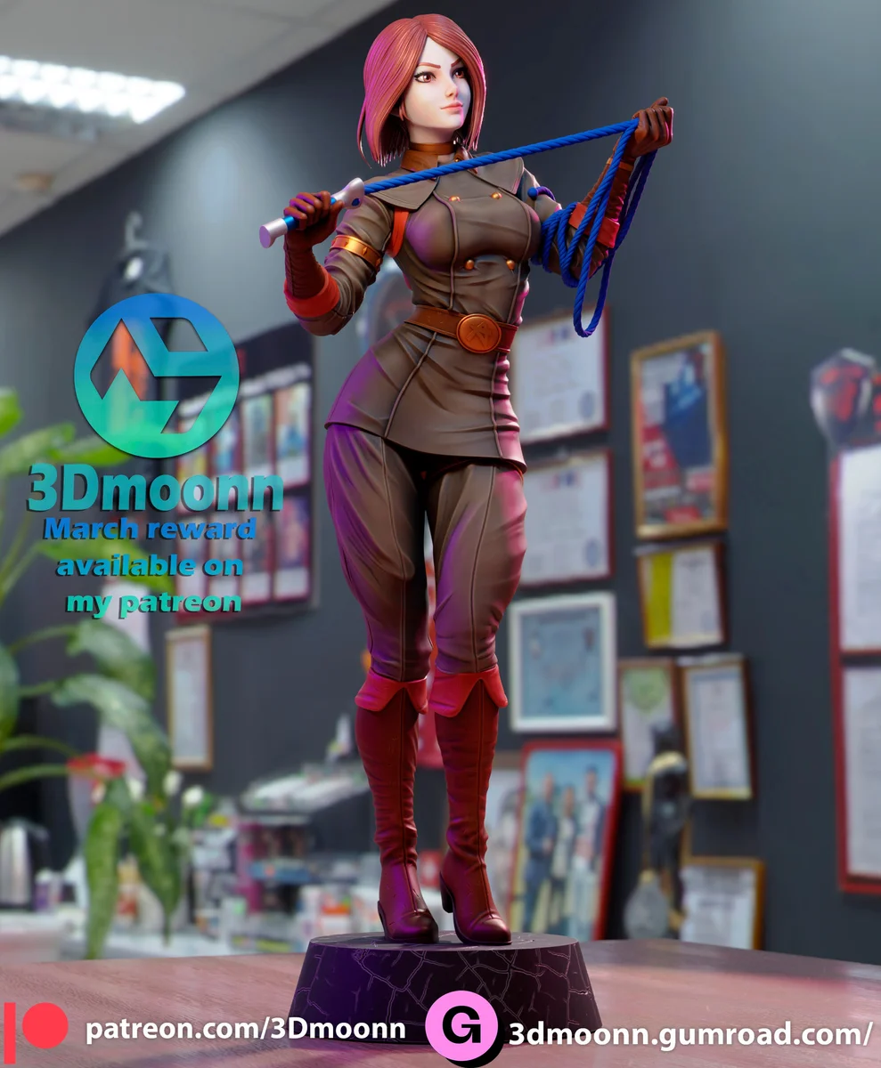 Whip | Fan Art | 3D Printed Resin Model Garage Kit | *Un-Painted* | 3DMoon 4