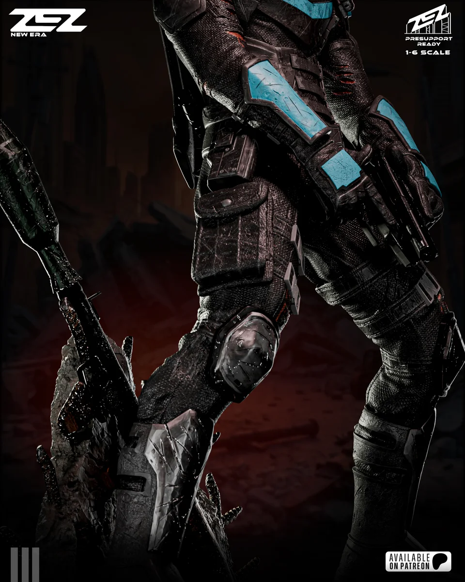 Vigilante | Fan Art | 3D Printed Resin Model Garage Kit | *Un-Painted* | ZEZ Studio 6