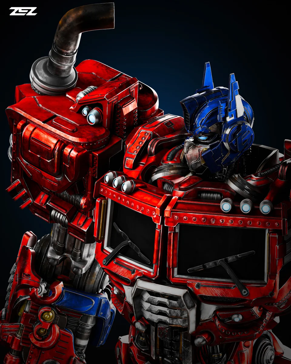 Optimus Prime | Fan Art | 3D Printed Resin Model Garage Kit | *Un-Painted* | ZEZ Studio 6