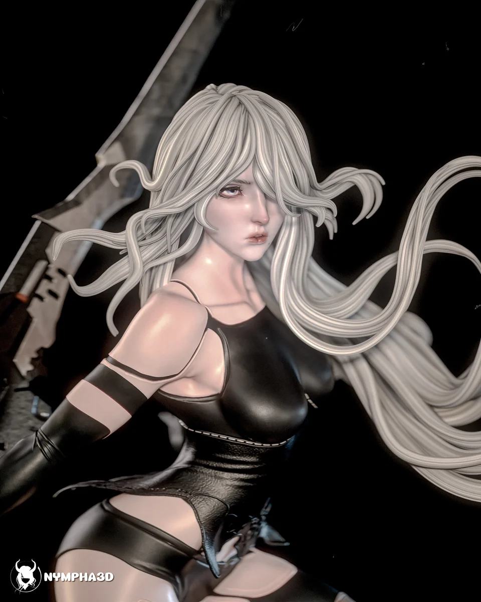 A2 | Fan Art | 3D Printed Resin Model Garage Kit | *Un-Painted* | Nympha3D 6