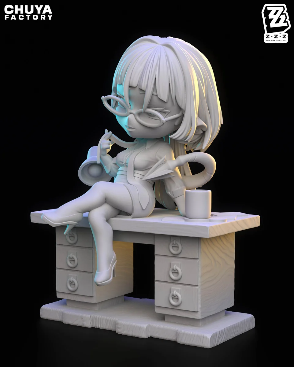 Chibi Jane Doe | Fan Art | 3D Printed Resin Model Garage Kit | *Un-Painted* | Chuya Factory 12
