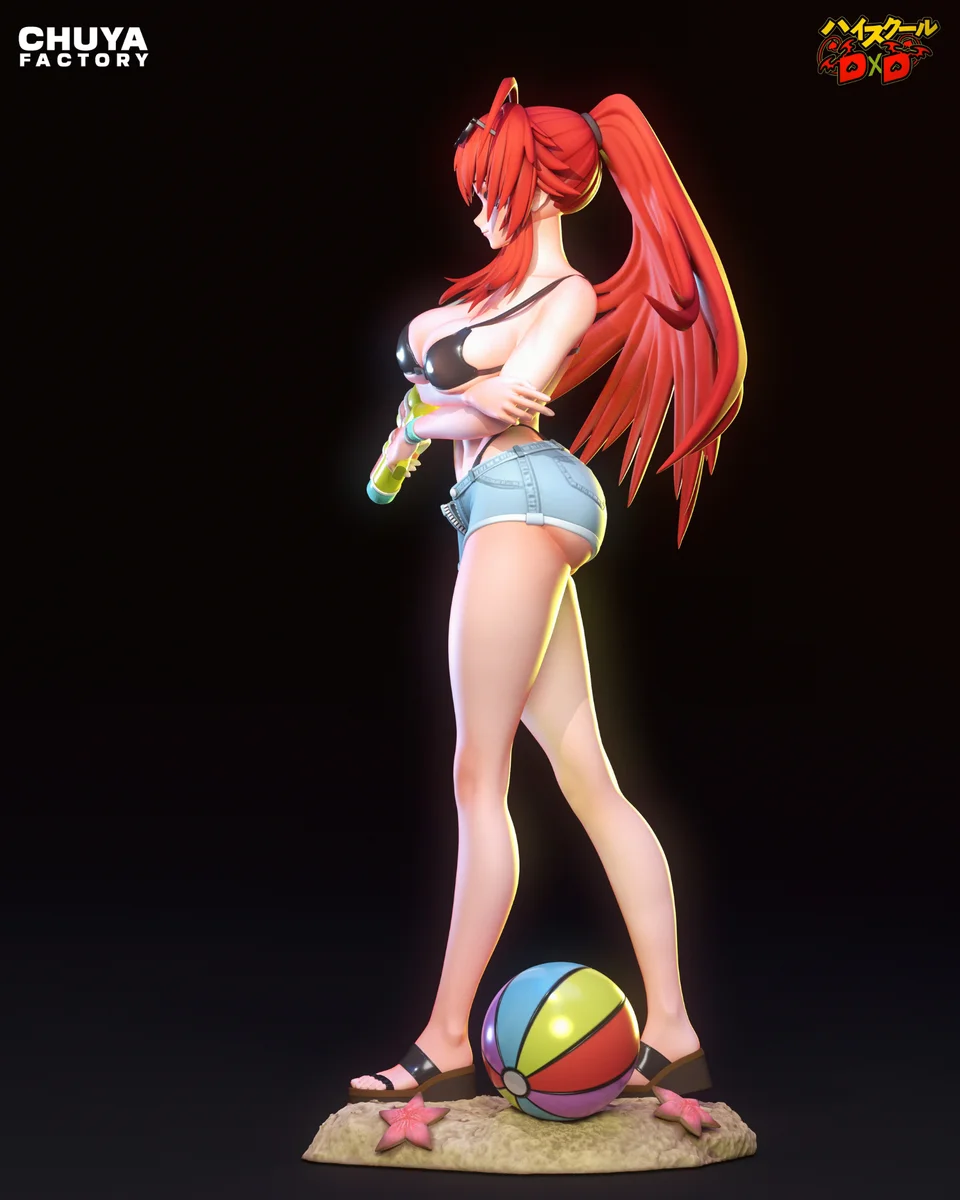 Rias Gremory | Fan Art | 3D Printed Resin Model Garage Kit | *Un-Painted* | Chuya Factory 8