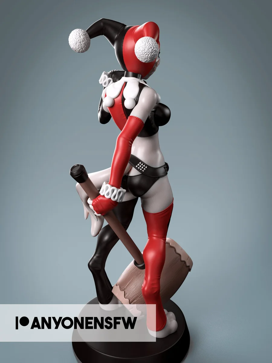 Harlequin | Fan Art | 3D Printed Resin Model Garage Kit | *Un-Painted* | AnyoneNSFW 3