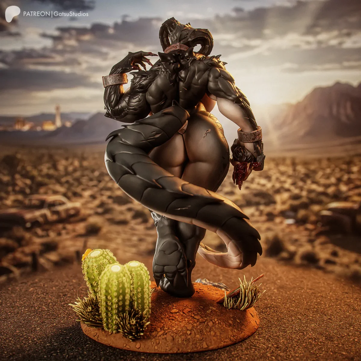 Deathclaw | Fan Art | 3D Printed Resin Model Garage Kit | *Un-Painted* | Gatsu Studios 6