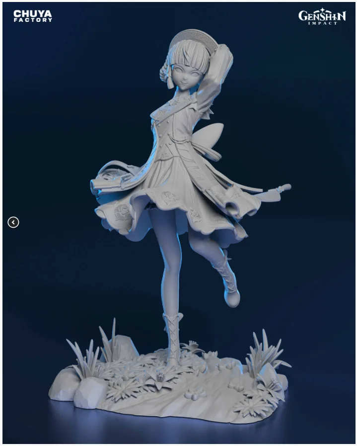 Kamisato Ayaka | Fan Art | 3D Printed Resin Model Garage Kit | *Un-Painted* | Chuya Factory 10