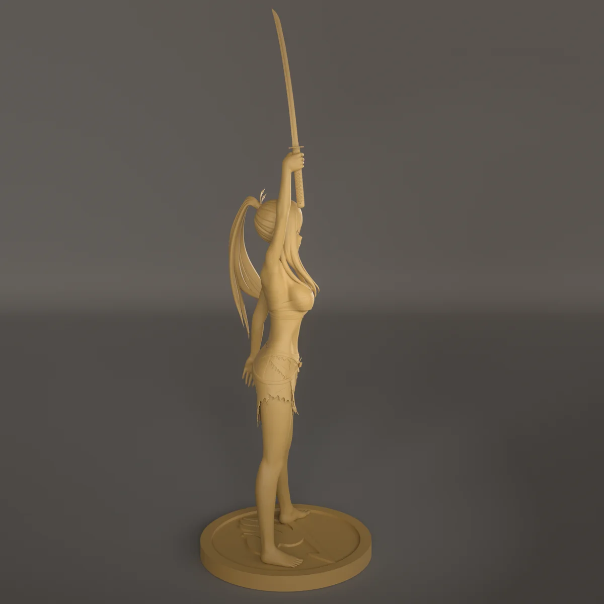 Erza Scarlet | Fan Art | 3D Printed Resin Model Garage Kit | *Un-Painted* | Inari Figure 7