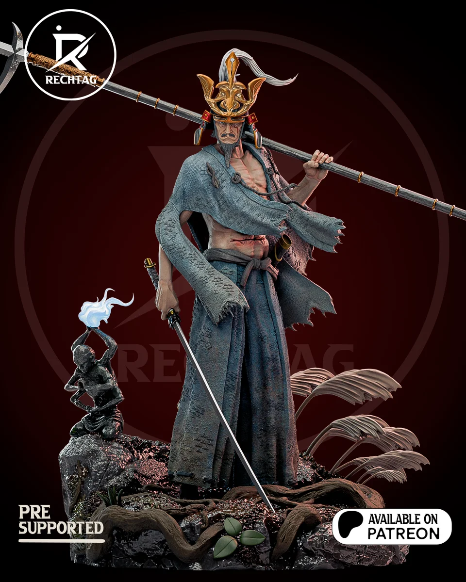Isshin Ashina | Fan Art | 3D Printed Resin Model Garage Kit | *Un-Painted* | Rechtag 5