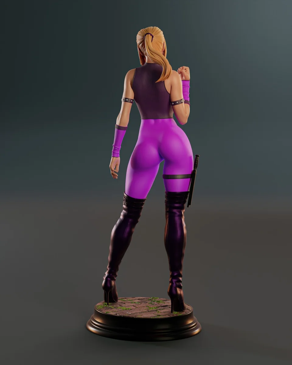 Nina Williams | Fan Art | 3D Printed Resin Model Garage Kit | *Un-Painted* | Abe3D 7