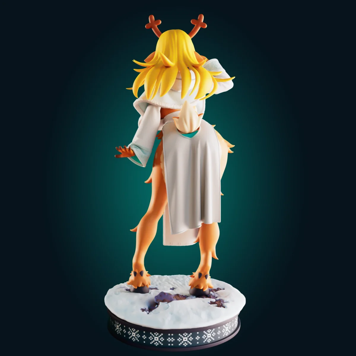 Noelle Holiday | Fan Art | 3D Printed Resin Model Garage Kit | *Un-Painted* | Officer Rhu 2
