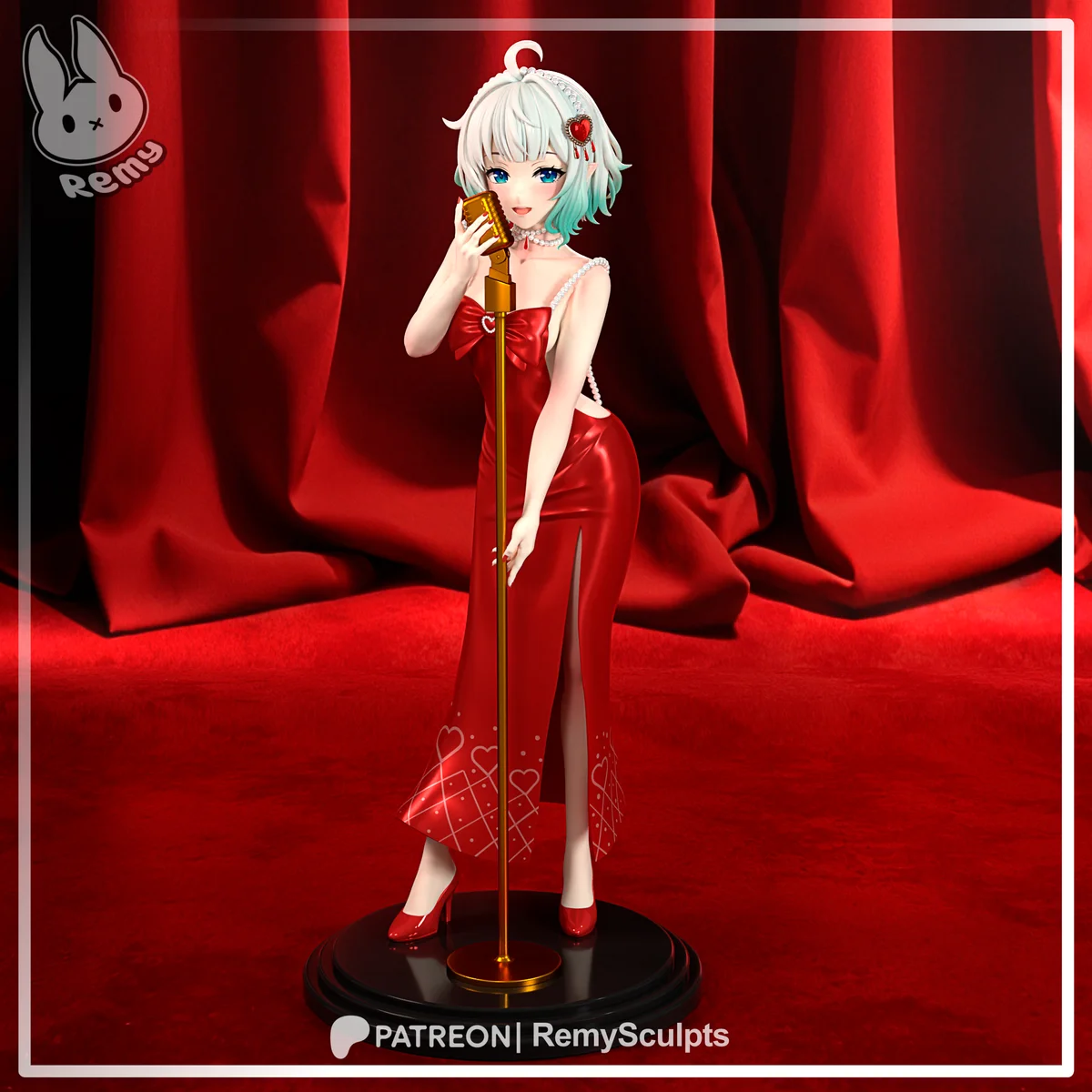Mint Fantome (Dress) | Fan Art | 3D Printed Resin Model Garage Kit | *Un-Painted* | Remy Sculpts 3