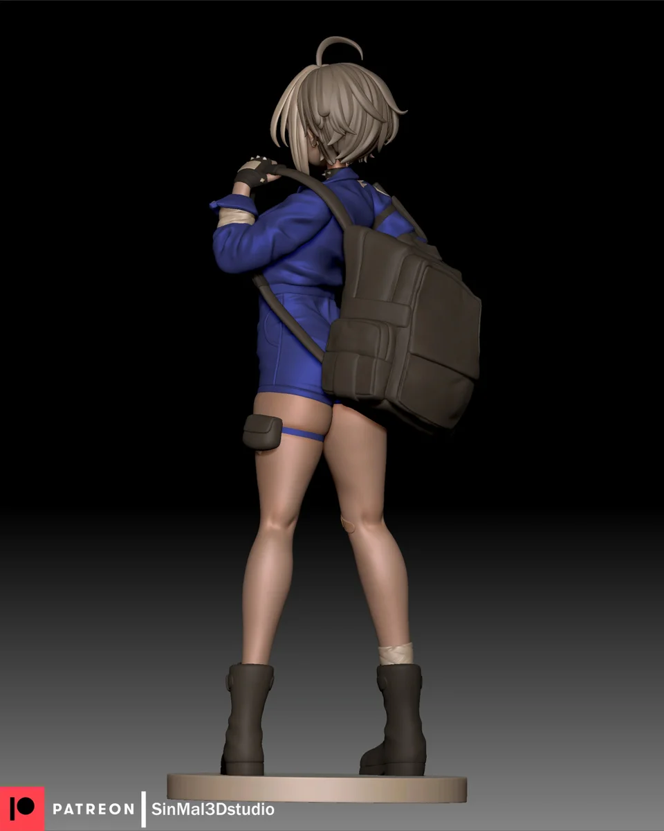 Mori | Fan Art | 3D Printed Resin Model Garage Kit | *Un-Painted* | Sin3Dstudio 7