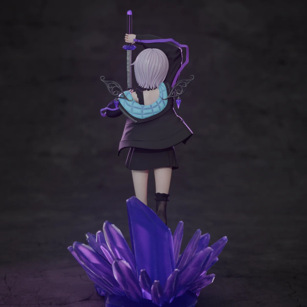 Koseki Bijou | Fan Art | 3D Printed Resin Model Garage Kit | *Un-Painted* | Inari Figure 4