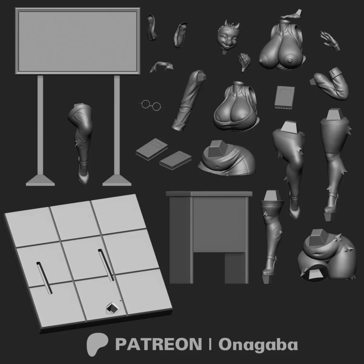 Toriel Teacher | Fan Art | 3D Printed Resin Model Garage Kit | *Un-Painted* | ONAGABA 12