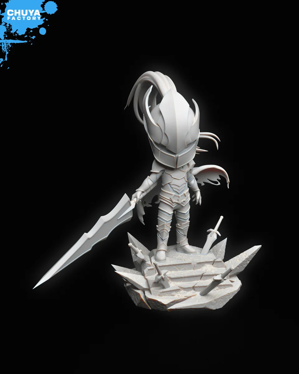 Chibi Igris | Fan Art | 3D Printed Resin Model Garage Kit | *Un-Painted* | Chuya Factory 8