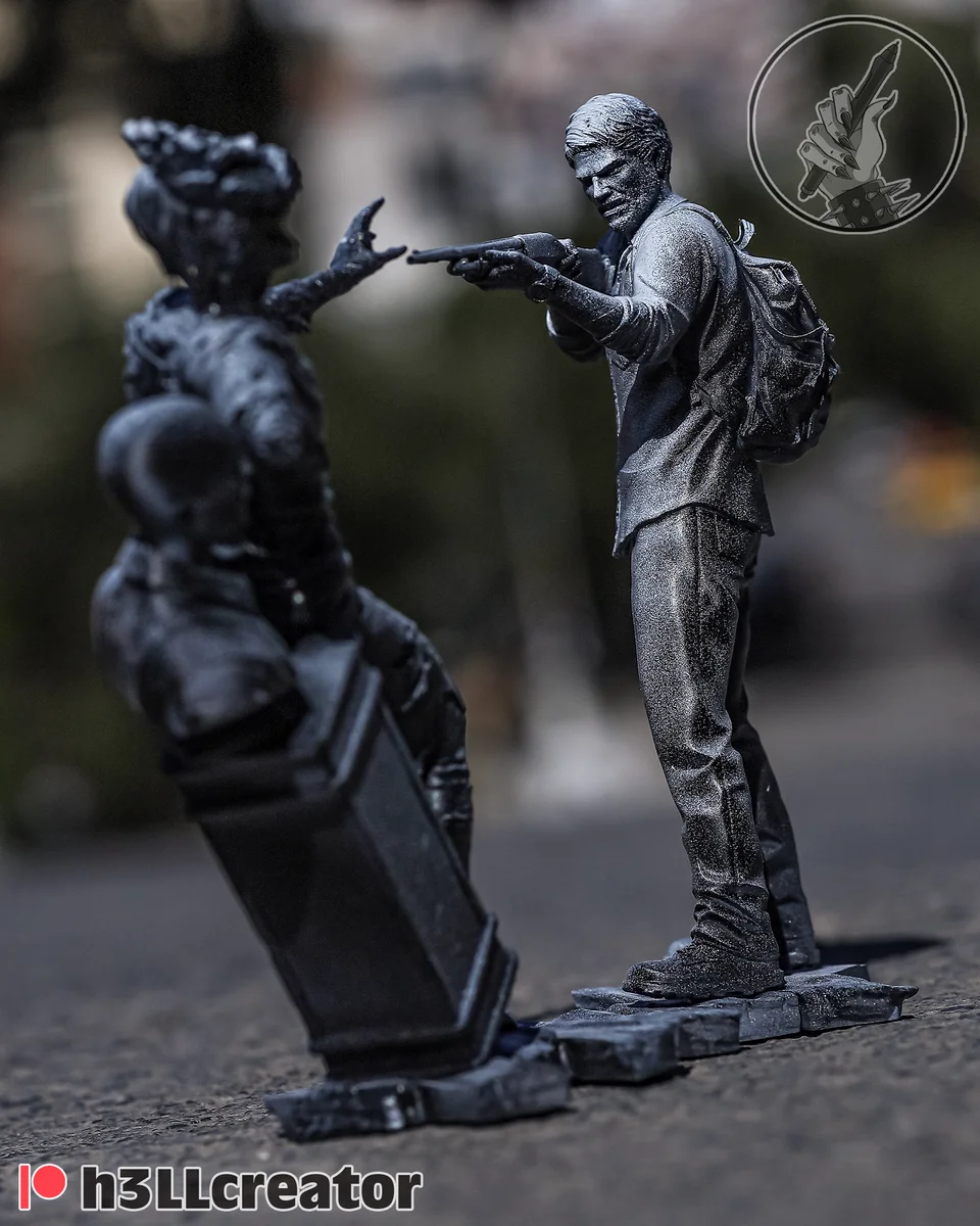 Joel | Fan Art | 3D Printed Resin Model Garage Kit | *Un-Painted* | H3LL Creator 3