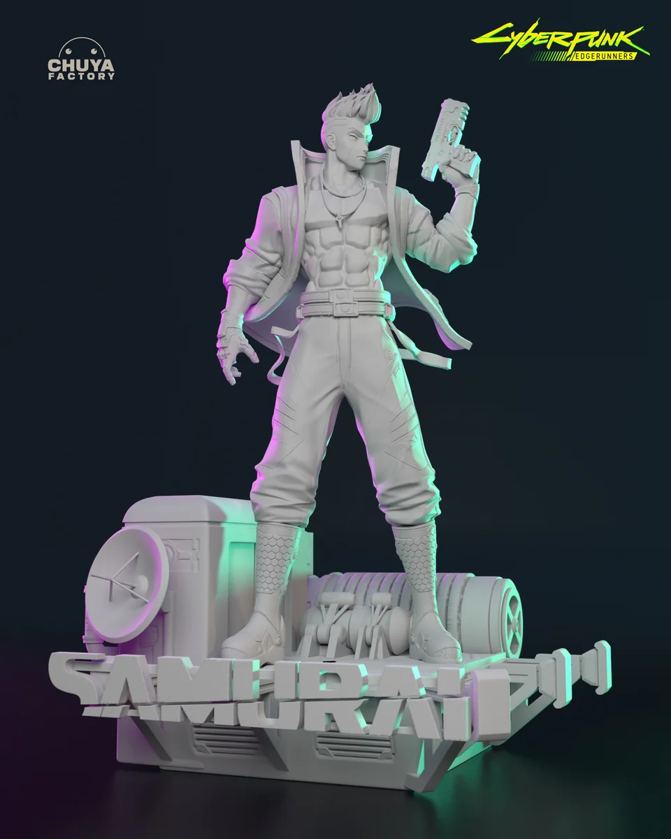 David Martinez | Fan Art | 3D Printed Resin Model Garage Kit | *Un-Painted* | Chuya Factory 17