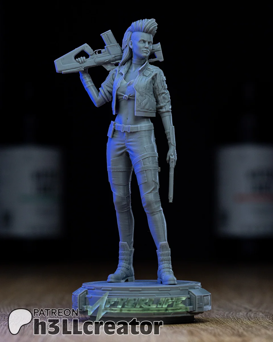 Rogue Amendiares | Fan Art | 3D Printed Resin Model Garage Kit | *Un-Painted* | H3LL Creator 8