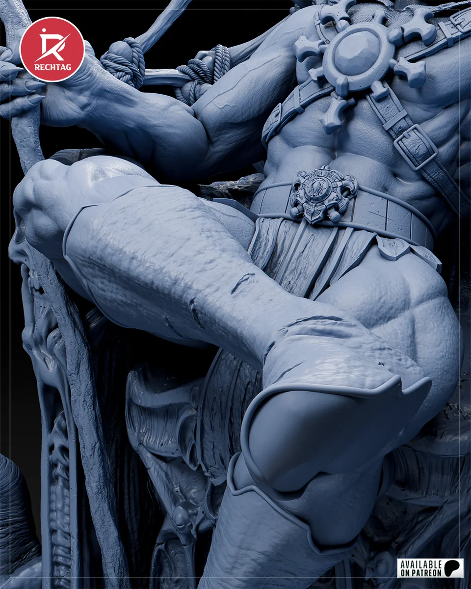 Skeletor | Fan Art | 3D Printed Resin Model Garage Kit | *Un-Painted* | Rechtag 14