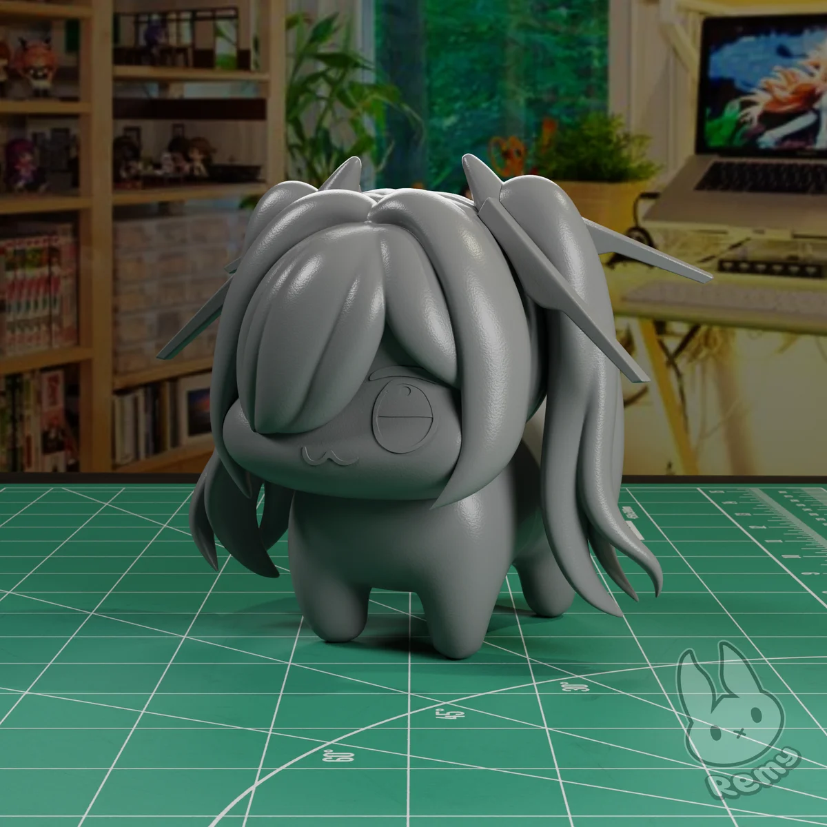 Chibi Doro-Cinderella | Fan Art | 3D Printed Resin Model Garage Kit | *Un-Painted* | Remy Sculpts 3
