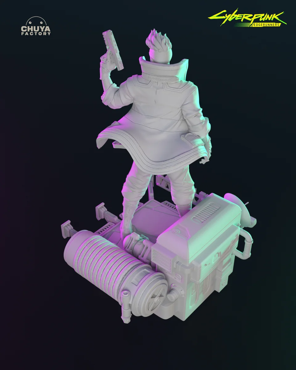 David Martinez | Fan Art | 3D Printed Resin Model Garage Kit | *Un-Painted* | Chuya Factory 19