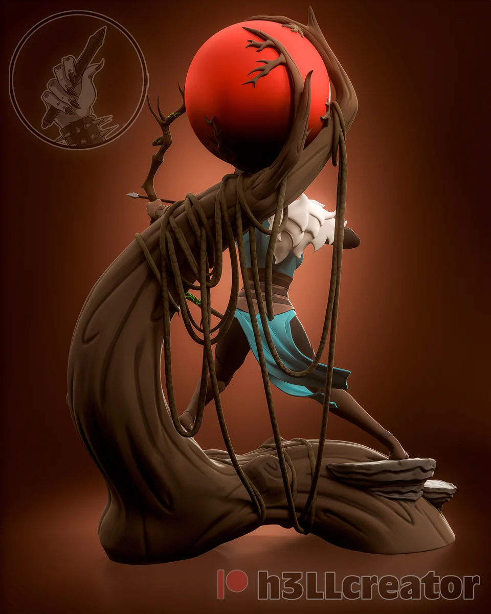 Vex'ahlia | Fan Art | 3D Printed Resin Model Garage Kit | *Un-Painted* | H3LL Creator 8