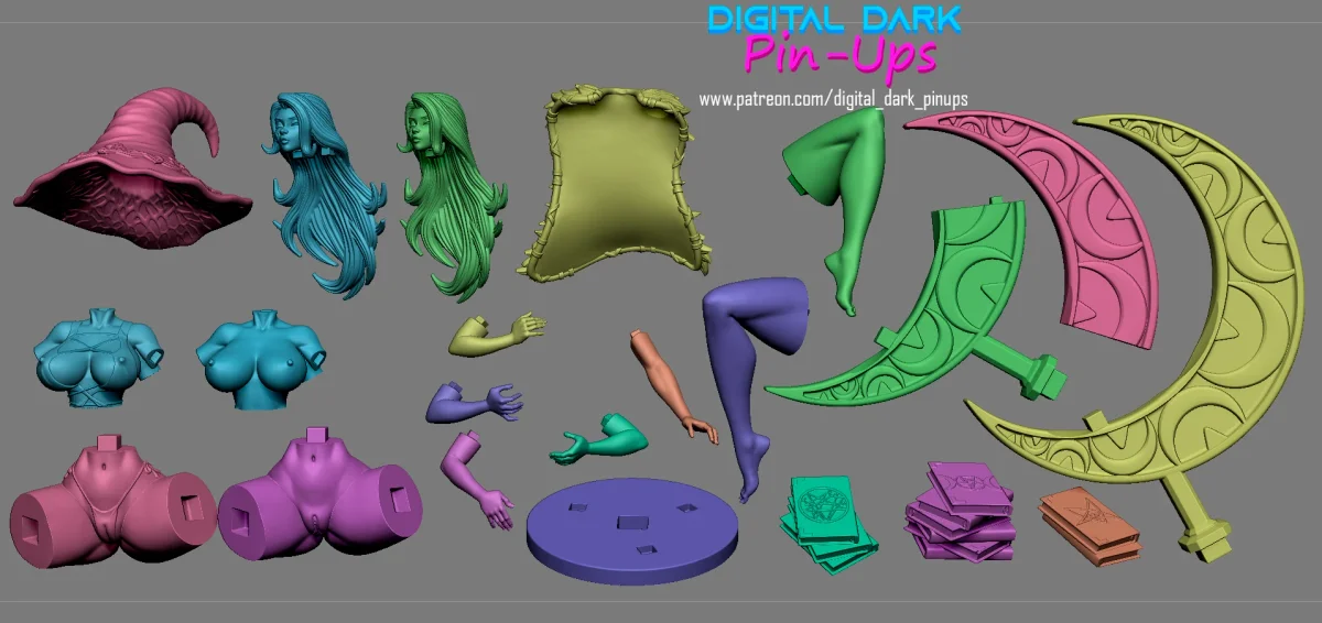 Ranni | Fan Art | 3D Printed Resin Model Garage Kit | *Un-Painted* | Digital Dark 8