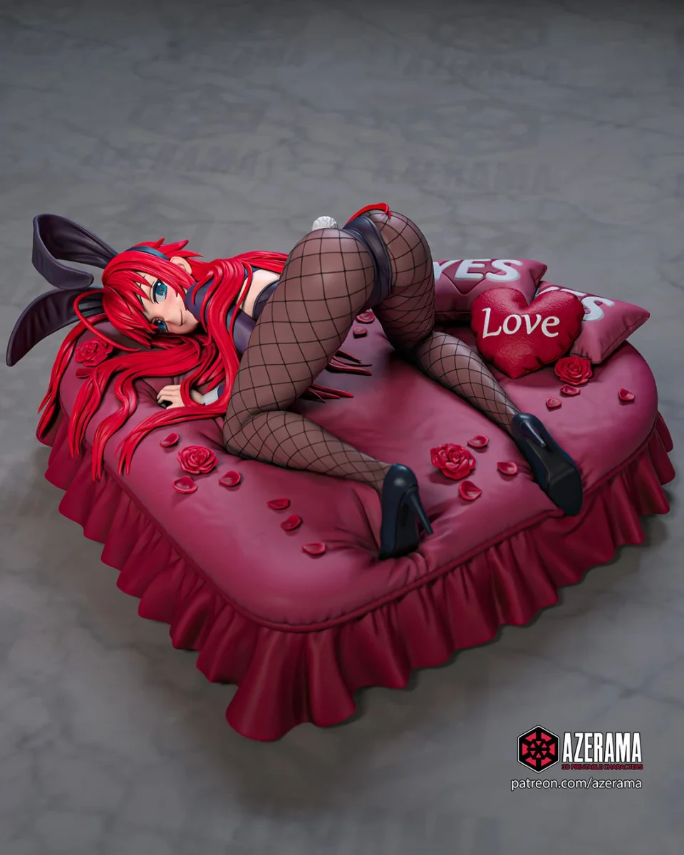 Rias | Fan Art | 3D Printed Resin Model Garage Kit | *Un-Painted* | Azerama 2