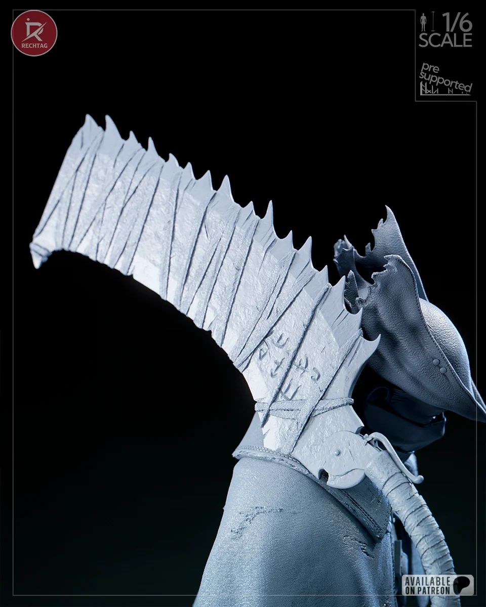 The Hunter | Fan Art | 3D Printed Resin Model Garage Kit | *Un-Painted* | Rechtag 22