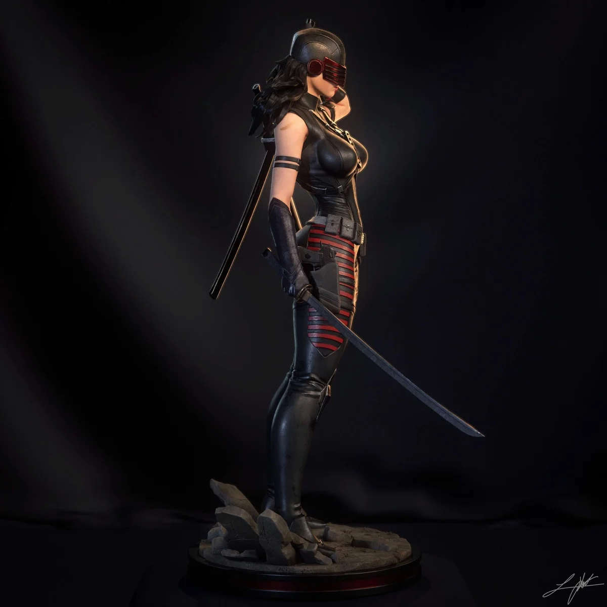 Snake Eyes II | Fan Art | 3D Printed Resin Model Garage Kit | *Un-Painted* | Abe3D 9