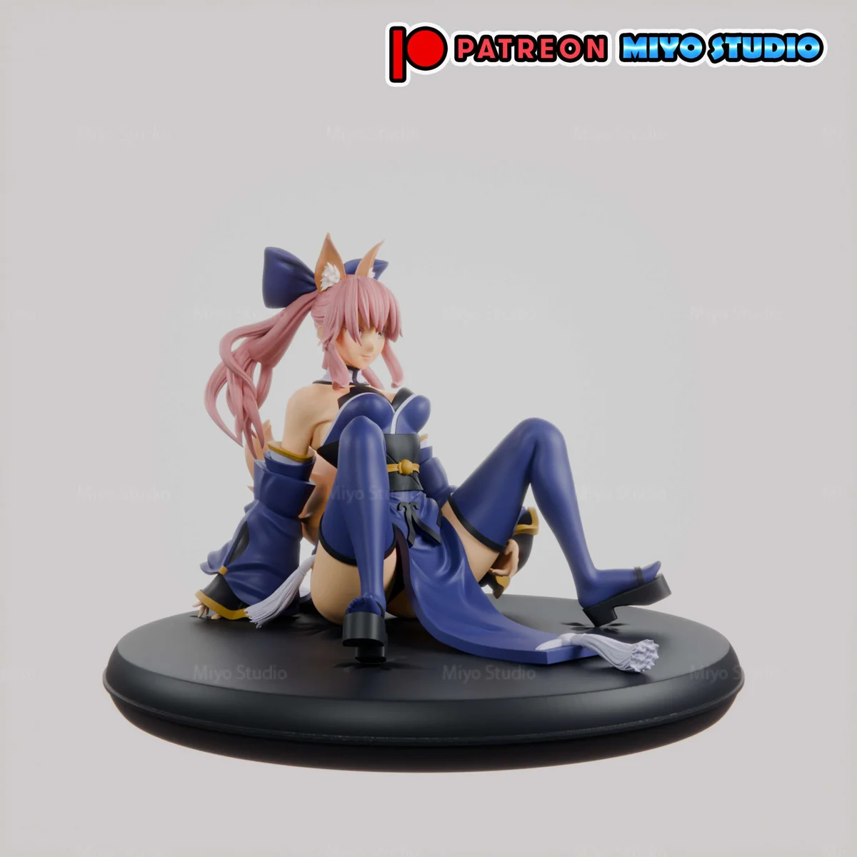Tamamo no Mae | Fan Art | 3D Printed Resin Model Garage Kit | *Un-Painted* | MiyoStudio