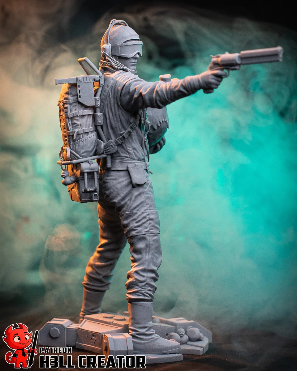 Raider | Fan Art | 3D Printed Resin Model Garage Kit | *Un-Painted* | H3LL Creator 11