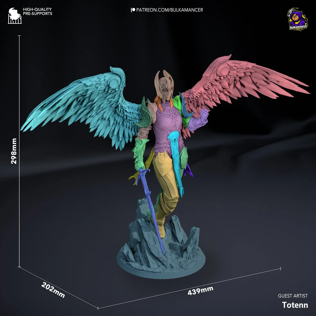 Resplendent Paladin | Fan Art | 3D Printed Resin Model Garage Kit | *Un-Painted* | Bulkamancer 6