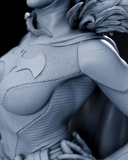 Batgirl | Fan Art | 3D Printed Resin Model Garage Kit | *Un-Painted* | Rechtag 9