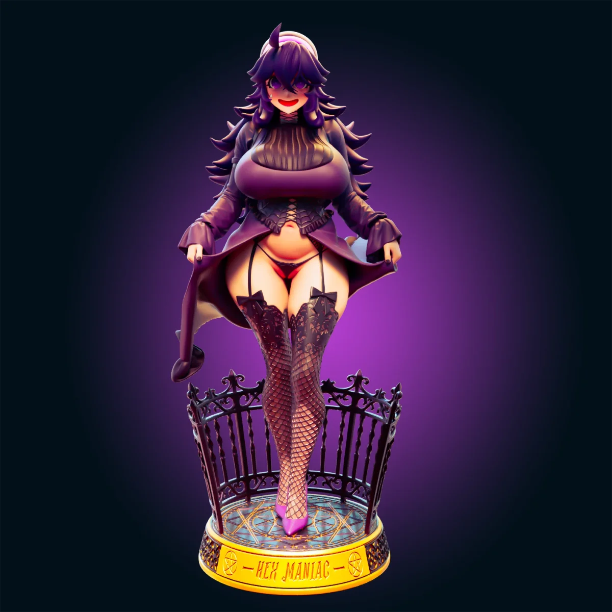 Hex Maniac | Fan Art | 3D Printed Resin Model Garage Kit | *Un-Painted* | Officer Rhu 2