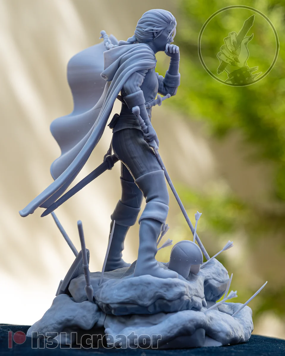 Meve | Fan Art | 3D Printed Resin Model Garage Kit | *Un-Painted* | H3LL Creator 6