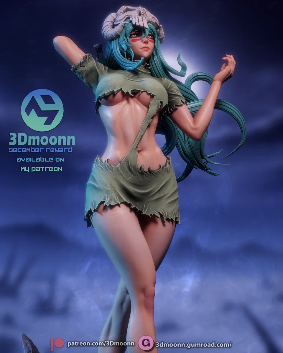 Nelliel Tu | Fan Art | 3D Printed Resin Model Garage Kit | *Un-Painted* | 3DMoonn 6