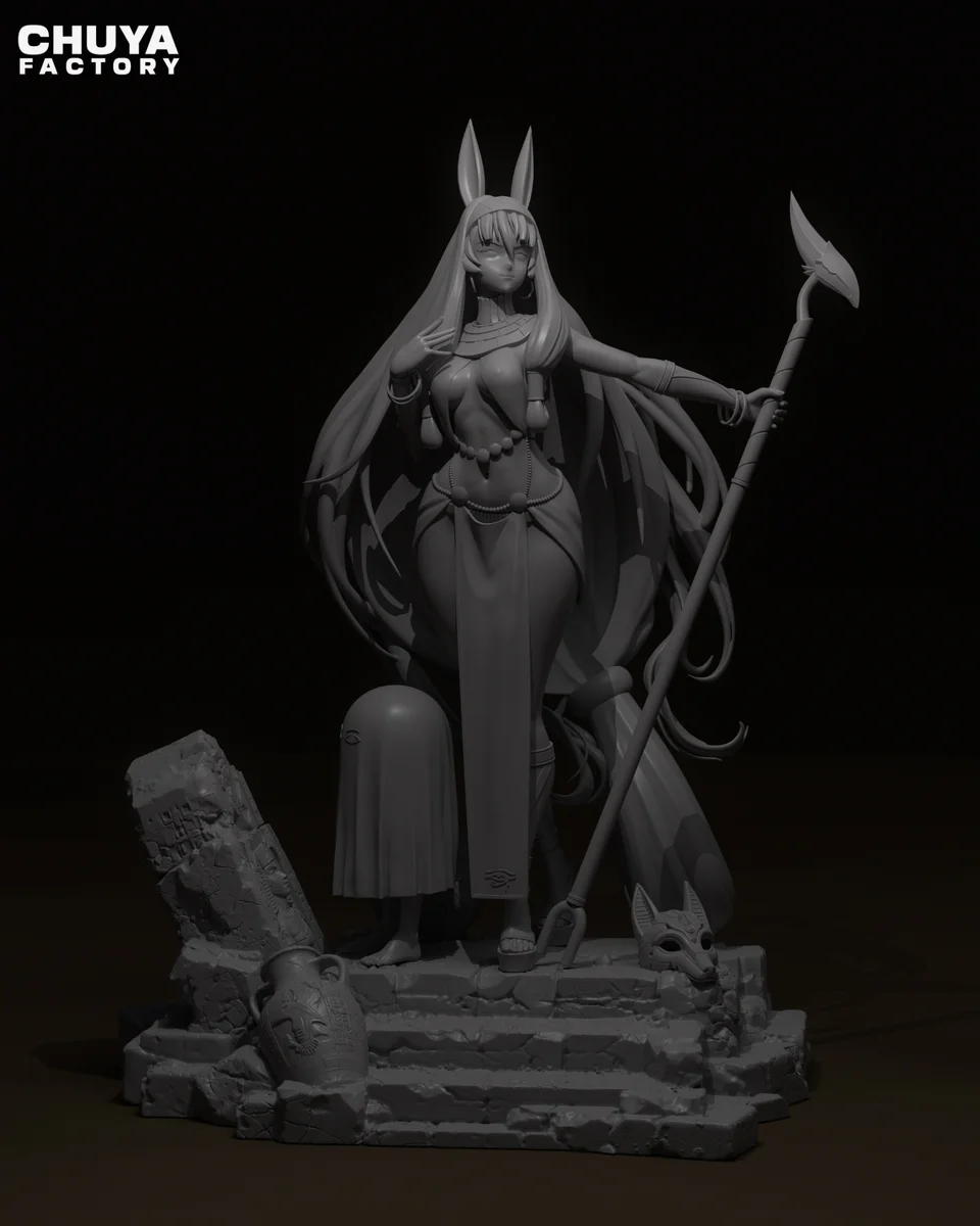 Nitocris | Fan Art | 3D Printed Resin Model Garage Kit | *Un-Painted* | Chuya Factory 13