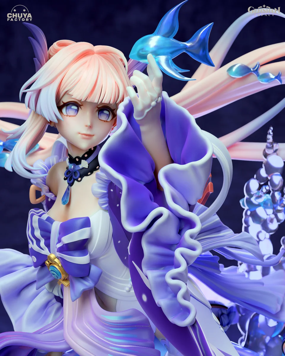 Sangonomiya Kokomi | Fan Art | 3D Printed Resin Model Garage Kit | *Un-Painted* | Chuya Factory 4
