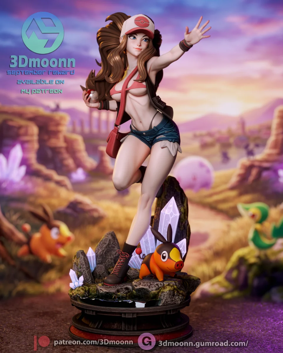 Hilda | Fan Art | 3D Printed Resin Model Garage Kit | *Un-Painted* | 3DMoonn 10
