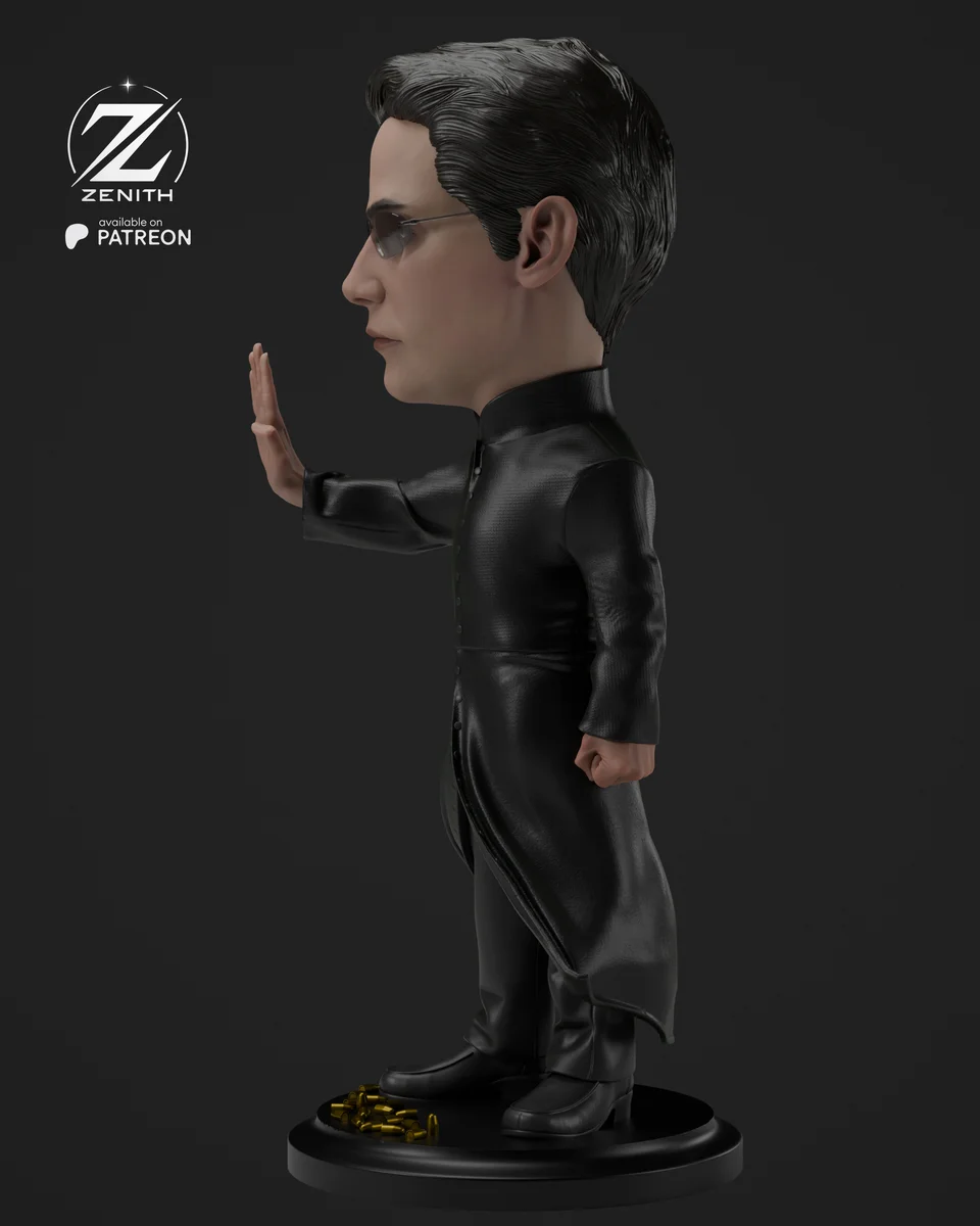 Chibi Neo | Fan Art | 3D Printed Resin Model Garage Kit | *Un-Painted* | Zenith Studios 6