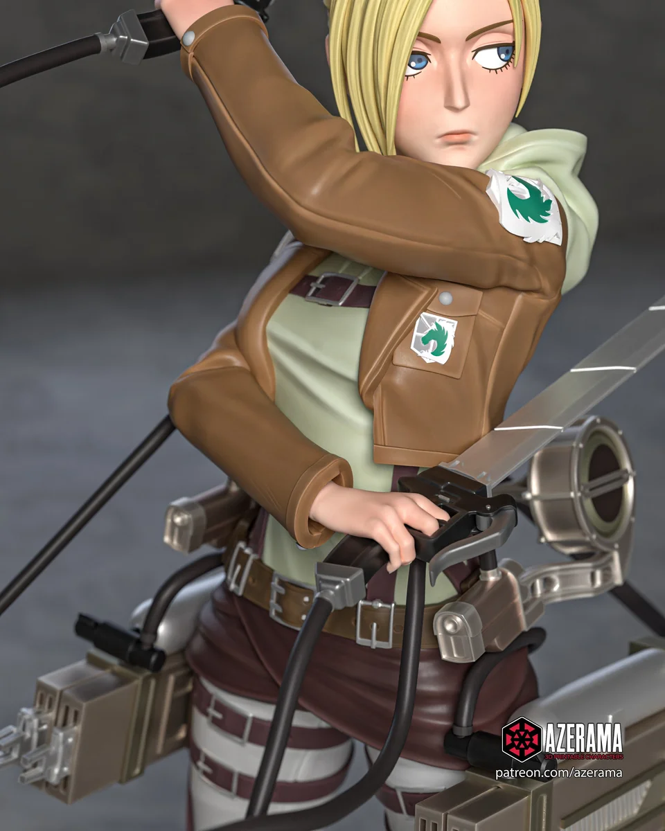 Annie | Fan Art | 3D Printed Resin Model Garage Kit | *Un-Painted* | Azerama 2