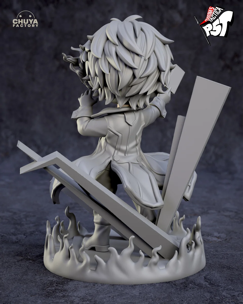 Chibi Joker | Fan Art | 3D Printed Resin Model Garage Kit | *Un-Painted* | Chuya Factory 8